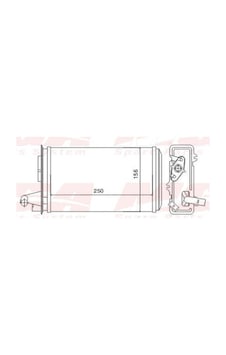 Kalorifer Radyatoru Mekanik Fiat : Tempra Tipo 250x158x42 - Mga-81400 Kalorifer Radyatoru Mekanik Fiat : Tempra Tipo 250x158x42 - Mga-81400
