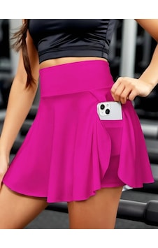 Kadın Yüksek Bel Cepli Sandy Short Etek Pembe Kadın Yüksek Bel Cepli Sandy Short Etek Pembe