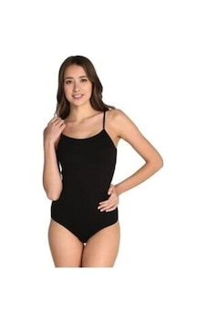Seher Yıldızı Siyah Kadın Ip Askılı Likralı Kancalı Çıtçıtlı Body / 1 Adet SIYAH Seher Yıldızı Siyah Kadın Ip Askılı Likralı Kancalı Çıtçıtlı Body / 1 Adet SIYAH
