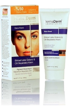 Dermaderm Bitkisel Leke Giderici & Cilt Beyazlatıcı Gece Kremi 100 G