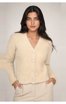 Fashion Friends Düğme Detaylı Taş Kadın Hırka 26k0203k1 Fashion Friends Düğme Detaylı Taş Kadın Hırka 26k0203k1