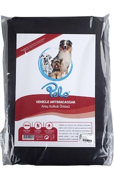 Polo Araç Koltuk Örtüsü 140 x 145 CM Siyah