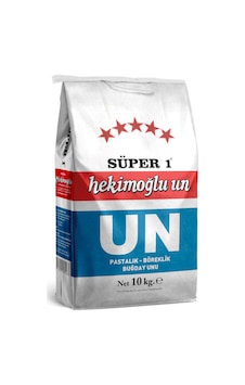 Hekimoğlu Un Süper1 Pastalık Böreklik Buğday Unu 10 KG Hekimoğlu Un Süper1 Pastalık Böreklik Buğday Unu 10 KG