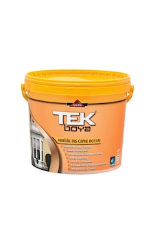 Tek Boya Akrilik Dış Cephe Beyaz 15Lt