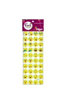 Face Sticker FC-018 İmojiler Karışık Kabartma 11x11 MM