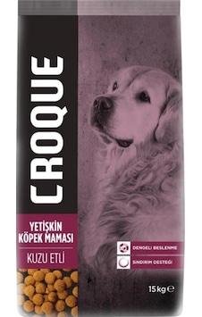 Croque Kuzu Etli Yetişkin Köpek Maması 15 KG Croque Kuzu Etli Yetişkin Köpek Maması 15 KG