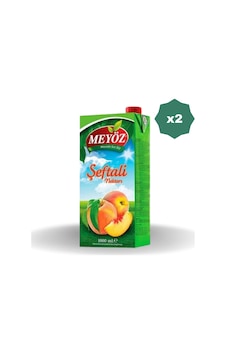 Meyöz Şeftali Meyve Nektarı 1 Lt - 2 Adet Meyöz Şeftali Meyve Nektarı 1 Lt - 2 Adet