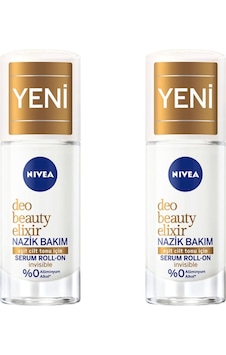 Nivea Deo Beauty Elixir Nazik Bakım Eşit Cilt Tonu Serum Roll-On 2 x 40 ML Nivea Deo Beauty Elixir Nazik Bakım Eşit Cilt Tonu Serum Roll-On 2 x 40 ML