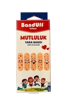 Banduff Yara Bandı 10 Lu - Mutluluk Banduff Yara Bandı 10 Lu - Mutluluk