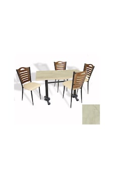 Çipa Döküm Ayak - Papelli Sandalye Mutfak Masa Takımı Werzalit, Wermodin Ve Allzalit Tabla - Golden Marble- Krem - 80x140 Çok Renkli Çipa Döküm Ayak - Papelli Sandalye Mutfak Masa Takımı Werzalit, Wermodin Ve Allzalit Tabla - Golden Marble- Krem - 80x140 Çok Renkli