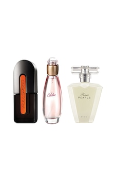Avon Rare Pearls Kadın Parfüm EDP 50 ML + Celebre Kadın Parfüm EDT 50 ML + Fullspeed Erkek Parfüm EDT 75 ML Avon Rare Pearls Kadın Parfüm EDP 50 ML + Celebre Kadın Parfüm EDT 50 ML + Fullspeed Erkek Parfüm EDT 75 ML