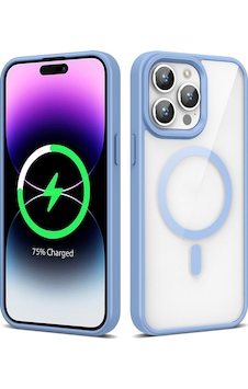 Apple Uyumlu iPhone 14 Pro Max Kılıf M-safe Wireless Şarj Özellikli Silikon Zore Ege Kapak Açık Mavi Apple Uyumlu iPhone 14 Pro Max Kılıf M-safe Wireless Şarj Özellikli Silikon Zore Ege Kapak Açık Mavi