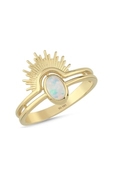 14 Ayar Opal Taşlı Güneş Model Altın Yüzük 2,75 Gr T14623 Çok Renkli 14 Ayar Opal Taşlı Güneş Model Altın Yüzük 2,75 Gr T14623 Çok Renkli