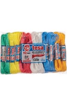 Temsan 10 Metre Naylon Çamaşır İpi 24'lü Çr Temsan 10 Metre Naylon Çamaşır İpi 24'lü Çr