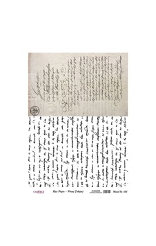 Pirinç Kağıt Dekopaj 30 40cm - 055 --