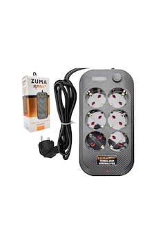 Zuma Zp-605 6lı Akım Korumalı Priz 5 Metre Anahtarlı 5