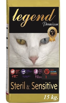 Legend Sterilised Gurme Düşük Tahıllı Kısırlaştırılmış Kedi Maması 15 KG Legend Sterilised Gurme Düşük Tahıllı Kısırlaştırılmış Kedi Maması 15 KG