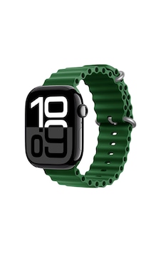 Ariatech Watch 10 42mm Uyumlu Krd-75 Silikon Kordon-koyu Yeşil Ariatech Watch 10 42mm Uyumlu Krd-75 Silikon Kordon-koyu Yeşil