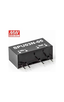 Meanwell Spu03n-05 ,24vdc 5vdc/600ma Dc-dc Konverter Meanwell Spu03n-05 ,24vdc 5vdc/600ma Dc-dc Konverter