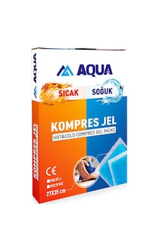 Aqua Sıcak-Soğuk Jel Kompres 13 x 35 CM Aqua Sıcak-Soğuk Jel Kompres 13 x 35 CM