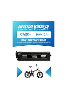 Kron Elektrone Zuma Uyumlu Batarya Standart Kapasite 36v 10ah Güçlendirilmiş Elektrikli Bisiklet Bataryası Siyah Kron Elektrone Zuma Uyumlu Batarya Standart Kapasite 36v 10ah Güçlendirilmiş Elektrikli Bisiklet Bataryası Siyah