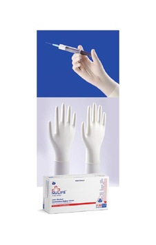 Nulife Pudrasız Lateks Steril Cerrahi Eldiven 50 Adet 7.5