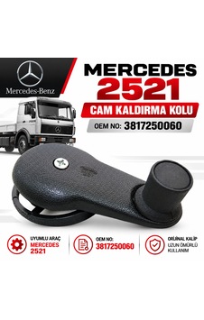 Mercedes 2521 Cam Kaldırma Kolu 3817250060