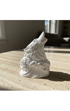 11cm Uluyan Bozkurt Biblo - Hediyelik - Dekor - Figür 11cm Uluyan Bozkurt Biblo - Hediyelik - Dekor - Figür