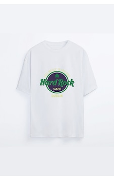 Insane Minds Hardrock Baskı Oversize Beyaz Tişört Beyaz Insane Minds Hardrock Baskı Oversize Beyaz Tişört Beyaz
