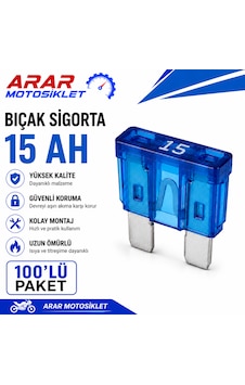 Bıçak Sigorta 15ah 1 Paket 100 Adet-arr3177 15 Bıçak Sigorta 15ah 1 Paket 100 Adet-arr3177 15