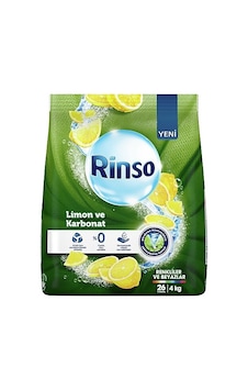 Rinso Matik Limon Karbonat Renkliler ve Beyazlar için Toz Çamaşır Deterjanı 4 KG Rinso Matik Limon Karbonat Renkliler ve Beyazlar için Toz Çamaşır Deterjanı 4 KG