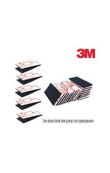 3m Dual Lock Kendinden Yapışkanlı Tak Çıkar Sabitleme Bandı 2,5cm X 2cm Siyah 5 Çift 10 Adet 3m Dual Lock Kendinden Yapışkanlı Tak Çıkar Sabitleme Bandı 2,5cm X 2cm Siyah 5 Çift 10 Adet
