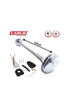 24v Havalı Korna Tekli Krom Marin 24v Havalı Korna Tekli Krom Marin
