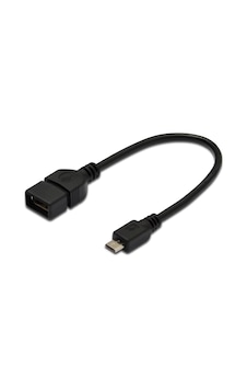 Beek Usb On-the-go Otg Kablosu, 0,20 Metre, Awg 28, Usb A, Dişi - Micro Usb B, Erkek-35312