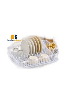 Plastik Bulaşık Sepeti Tek Katlı Tabaklık Şeffaf - 304870589 Şeffaf