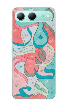 Tecno Spark 40 5g Uyumlu Arapça Harfler Baskılı Silikon Kılıf Renkli Tecno Spark 40 5g Uyumlu Arapça Harfler Baskılı Silikon Kılıf Renkli