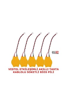 Vestel Uyumlu Faz-1 Ve Faz-2 Etkileşimli Akıllı Tahta Bios Pili 5 Adet Vestel Uyumlu Faz-1 Ve Faz-2 Etkileşimli Akıllı Tahta Bios Pili 5 Adet