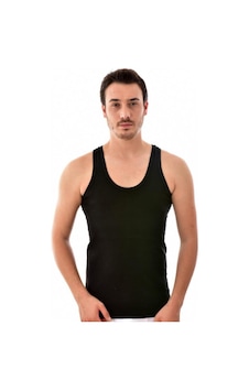 6'lı Paket Klasik Erkek Atlet Siyah 6'lı Paket Klasik Erkek Atlet Siyah