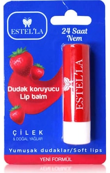Estella Çilek Dudak Nemlendirici Estella Çilek Dudak Nemlendirici