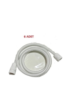 Hagiki (6 Adet) 1.5 Metre Pvc Duş Hortumu Uzun Ömürlü (6 Adet)