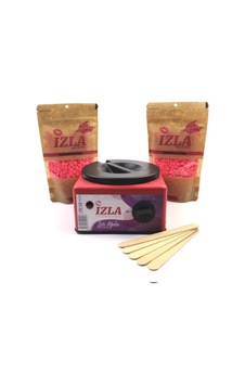 İzla 4 Parça Ağda Seti Pembe-sarı