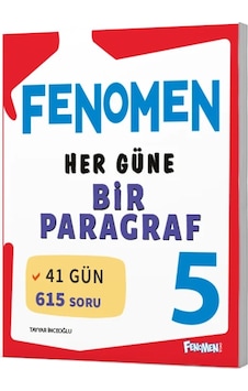 Fenomen 5. Sınıf Her Güne Bir Paragraf Fenomen Yayınları Fenomen 5. Sınıf Her Güne Bir Paragraf Fenomen Yayınları