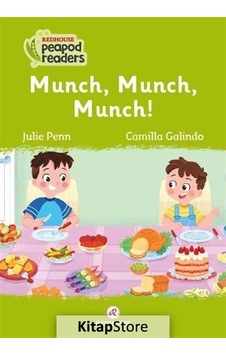 Munch MunchMunch! Redhouse Peapod Readers - Julie Penn - Redhouse Yayınları