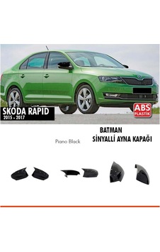 Skoda Rapid Batman Yarasa Ayna Kapağı 2015-2017 Sinyalli Skoda Rapid Batman Yarasa Ayna Kapağı 2015-2017 Sinyalli