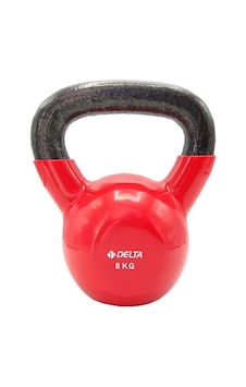 Delta 8 Kg. Kettle Bell Çaydanlık Dambıl Tekli Kırmızı Ckd397