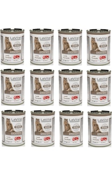 La Vital Tahılsız Kuzu Etli Kedi Konservesi 400 Gr. X 12 Adet La Vital Tahılsız Kuzu Etli Kedi Konservesi 400 Gr. X 12 Adet