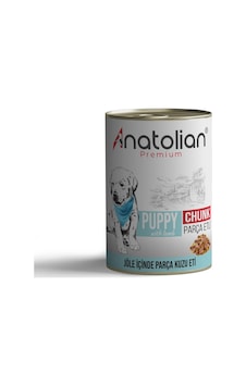 Anatolian Premium Puppy Lamb Kuzu Parça Etli Yavru Köpek Konservesi 400 G