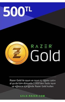 Razer Gold Tr Pin 500 TL