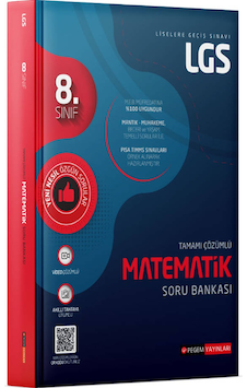 Pegem Akademi 2022 LGS Matematik Soru Bankası Pegem Akademi 2022 LGS Matematik Soru Bankası
