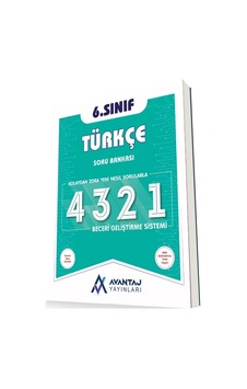 Avantaj 6. Sınıf Türkçe 4321 Soru Bankası 2023 Avantaj 6. Sınıf Türkçe 4321 Soru Bankası 2023